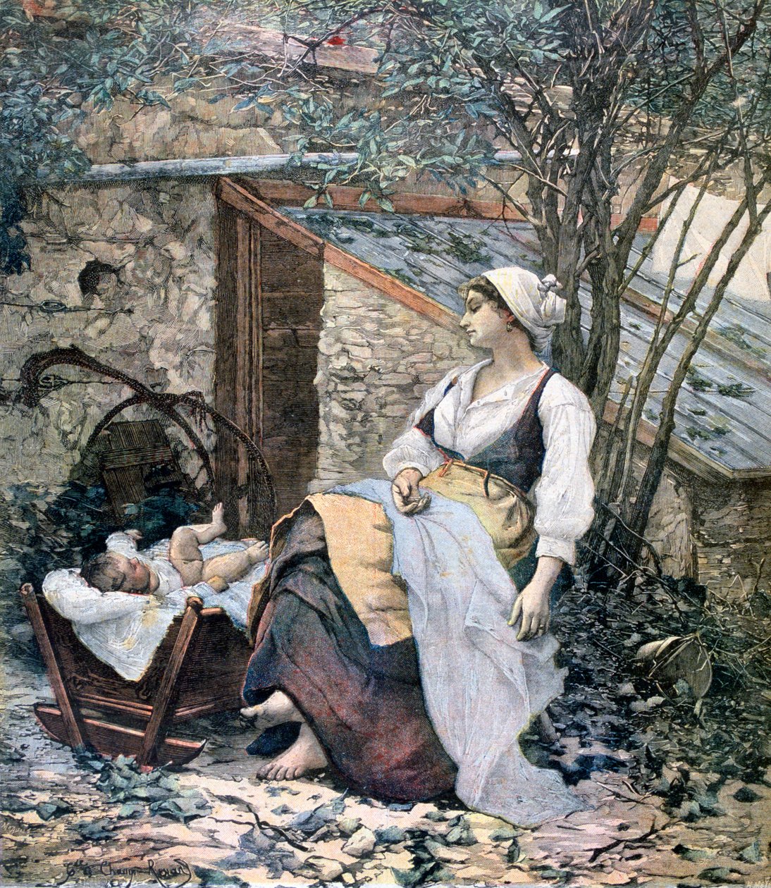 Jeune mère, 1891 - Henri Meyer