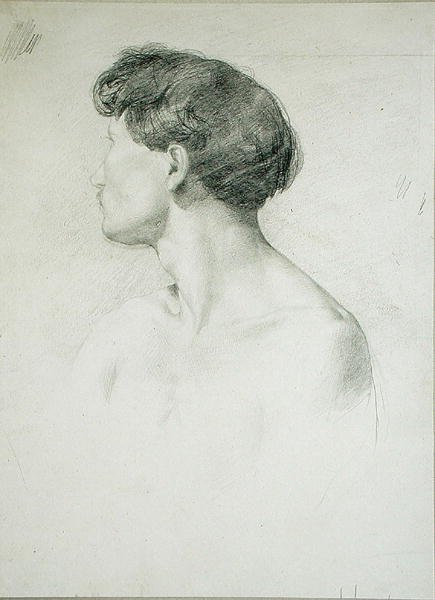 Homme de profil - Henri Michel Antoine Chapu