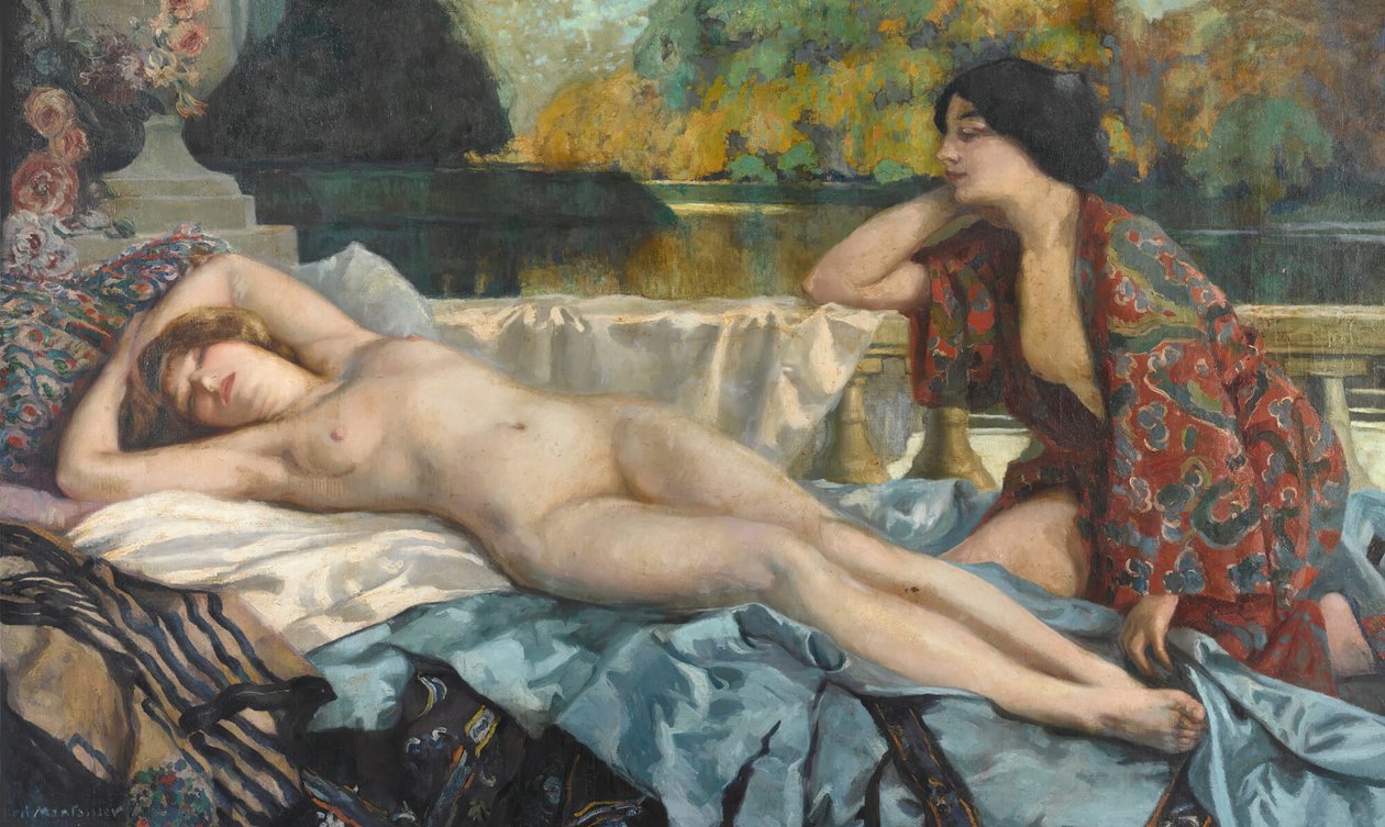 Repos au bord du lac, 1912 - Henri Montassier