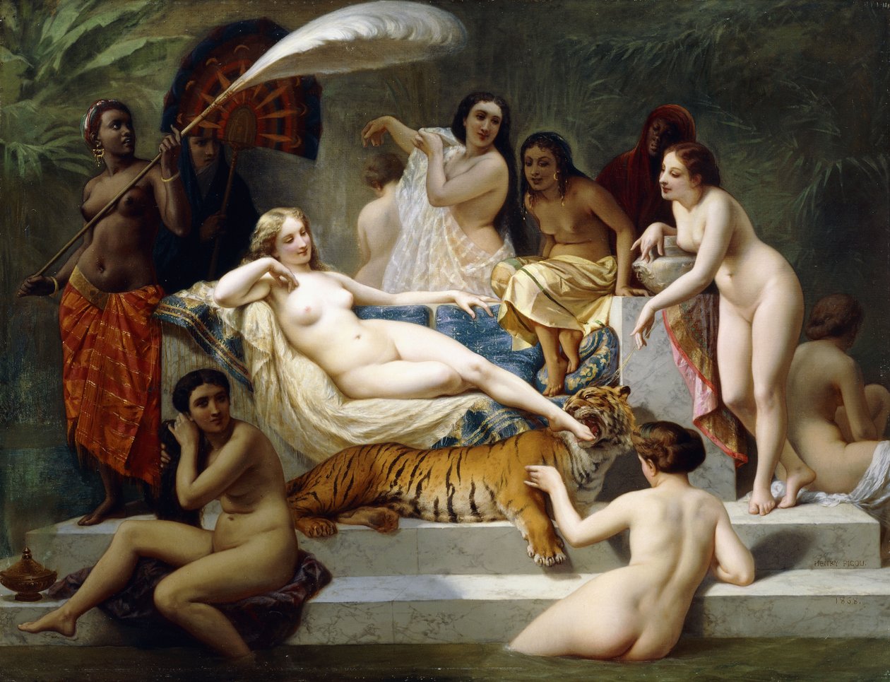 Odalisque, 1858 - Henri Pierre Picou