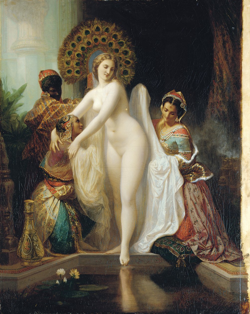 La salle de bain - Henri Pierre Picou