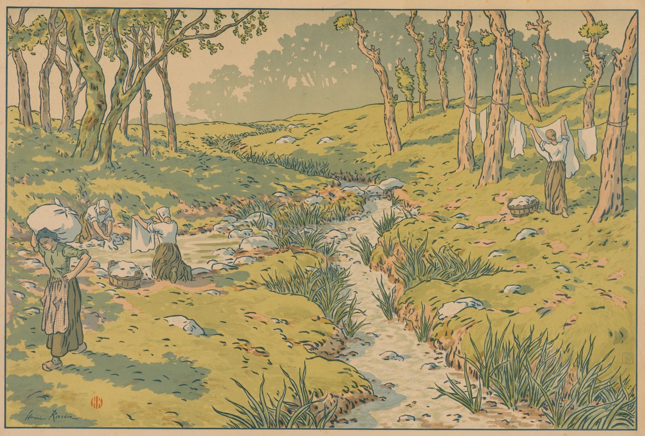 Aspects de la nature : Le ruisseau - Henri Rivière