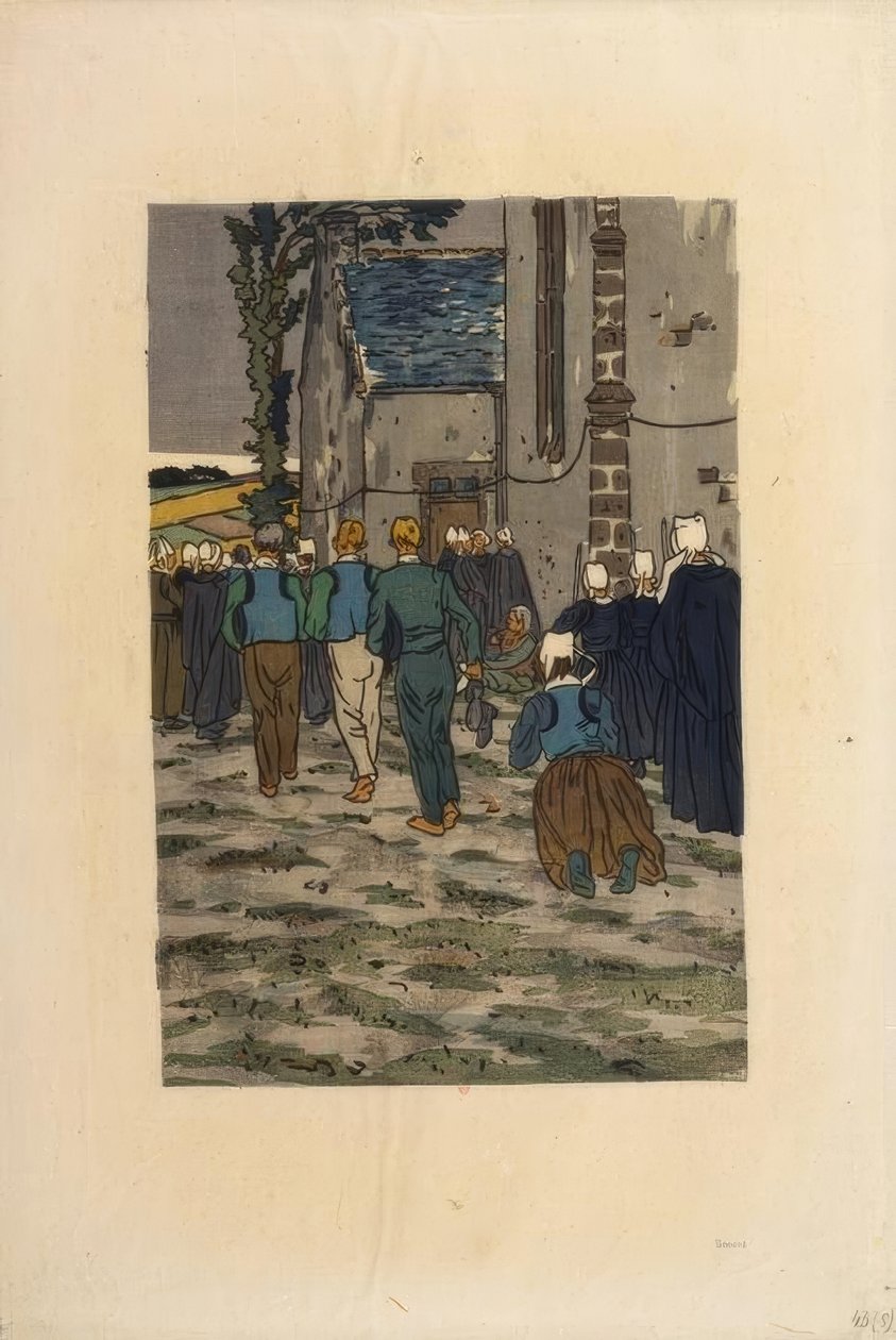 Le Pardon de Sainte-Anne-la-Palud - Henri Rivière