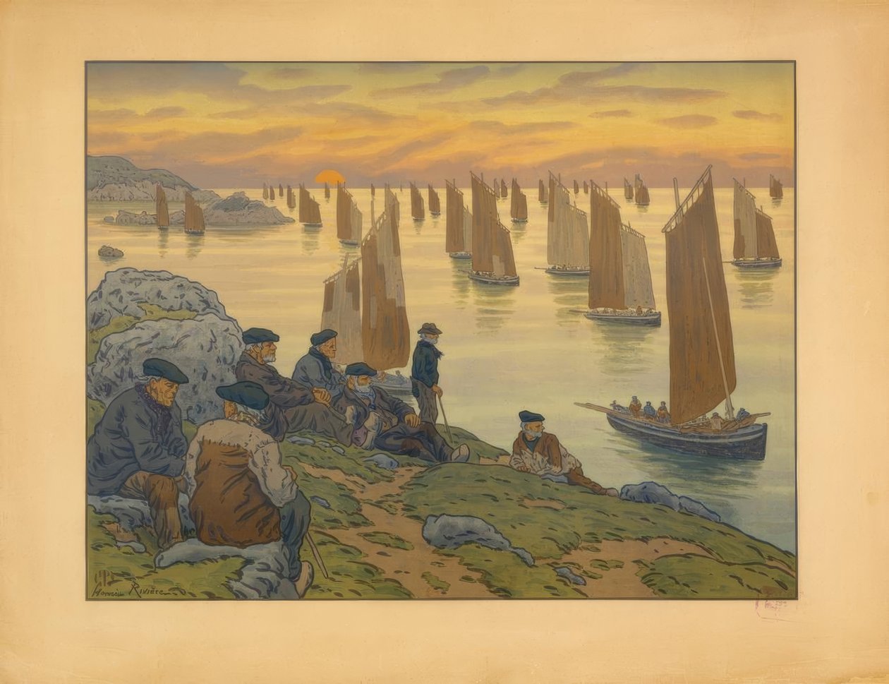 Les Vieux - Henri Rivière