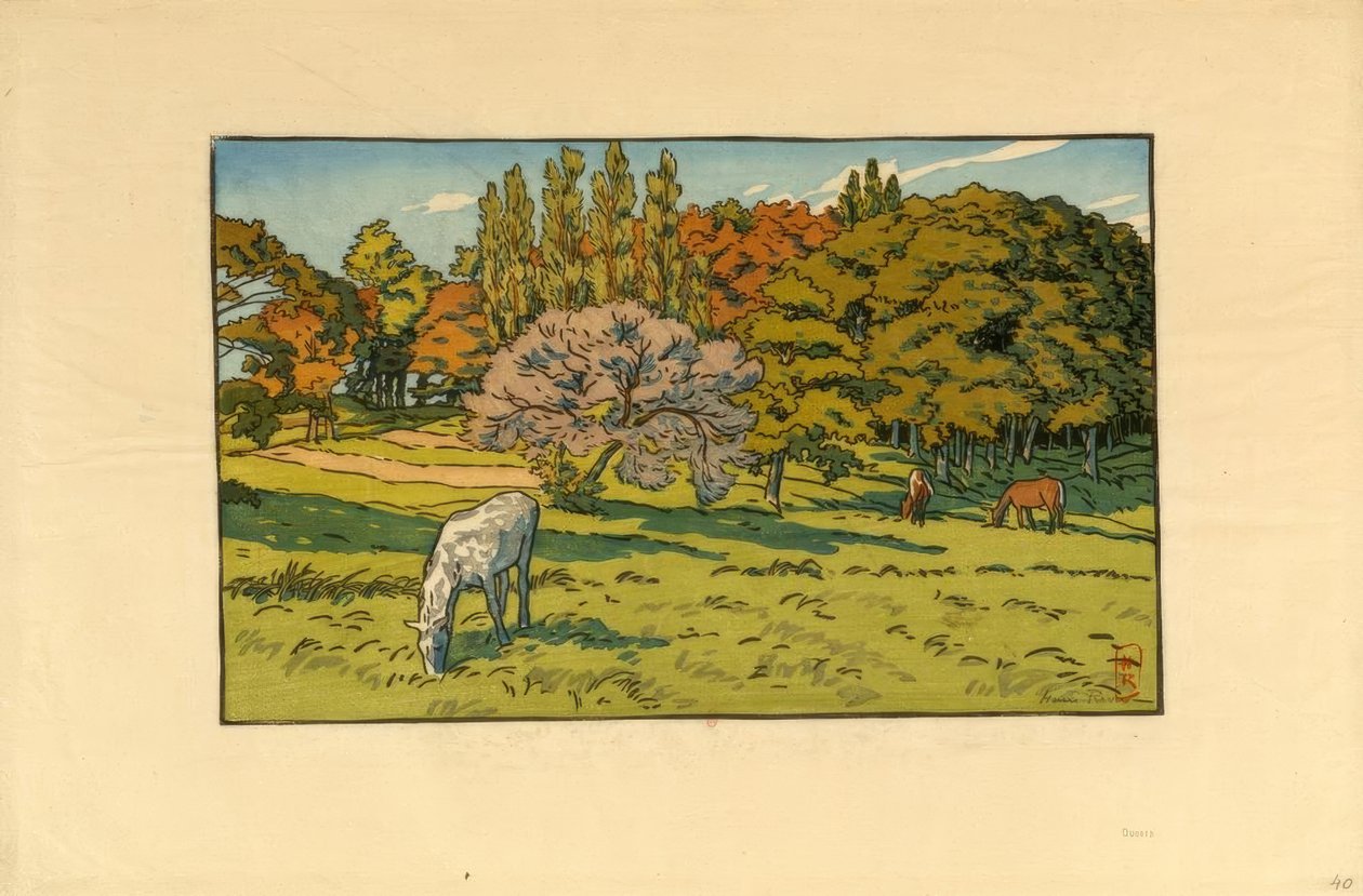 Petit bois au Béret (Douarnenez) - Henri Rivière
