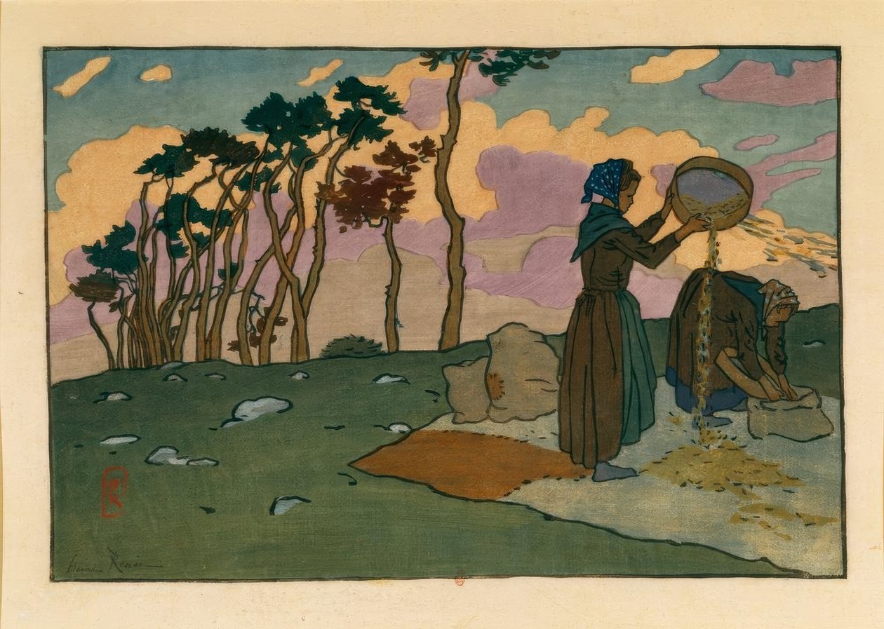Vanneuses (Loguivy) - Henri Rivière