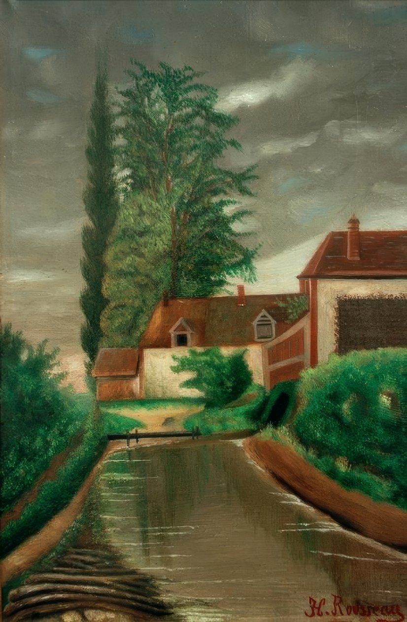 Le moulin à eau - Henri Rousseau