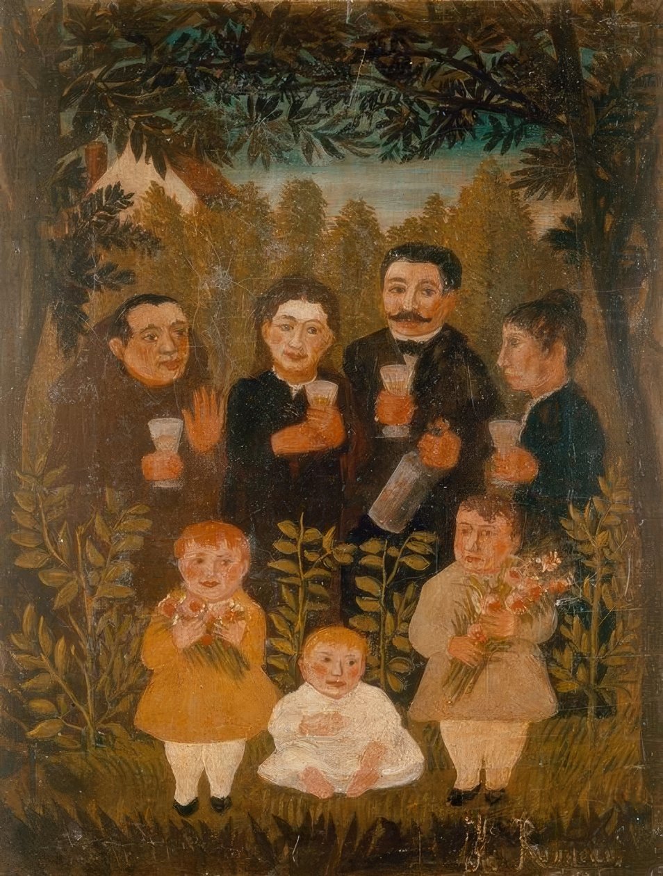 Famille unie - Henri Rousseau