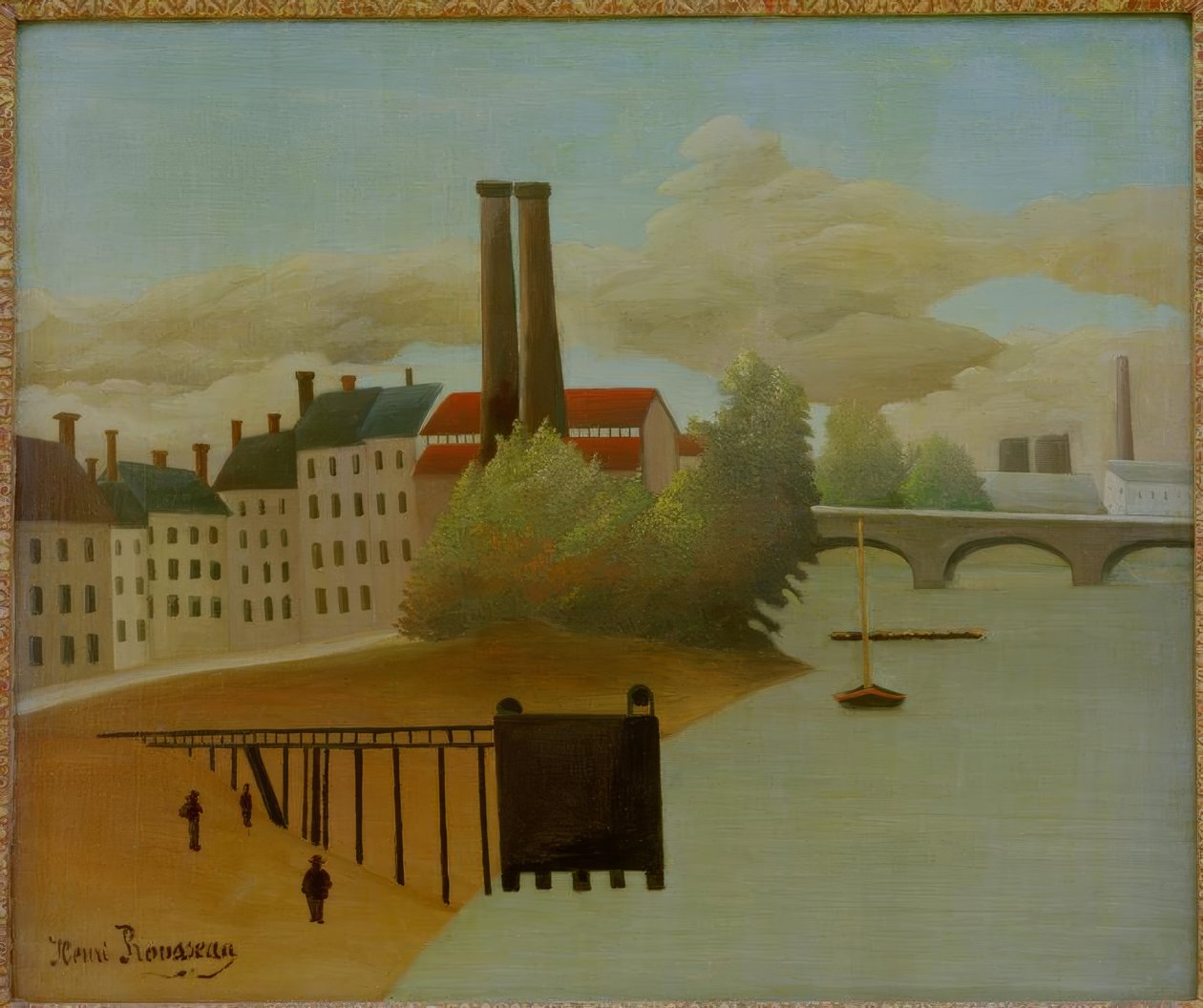 Vue des environs de Paris - Henri Rousseau