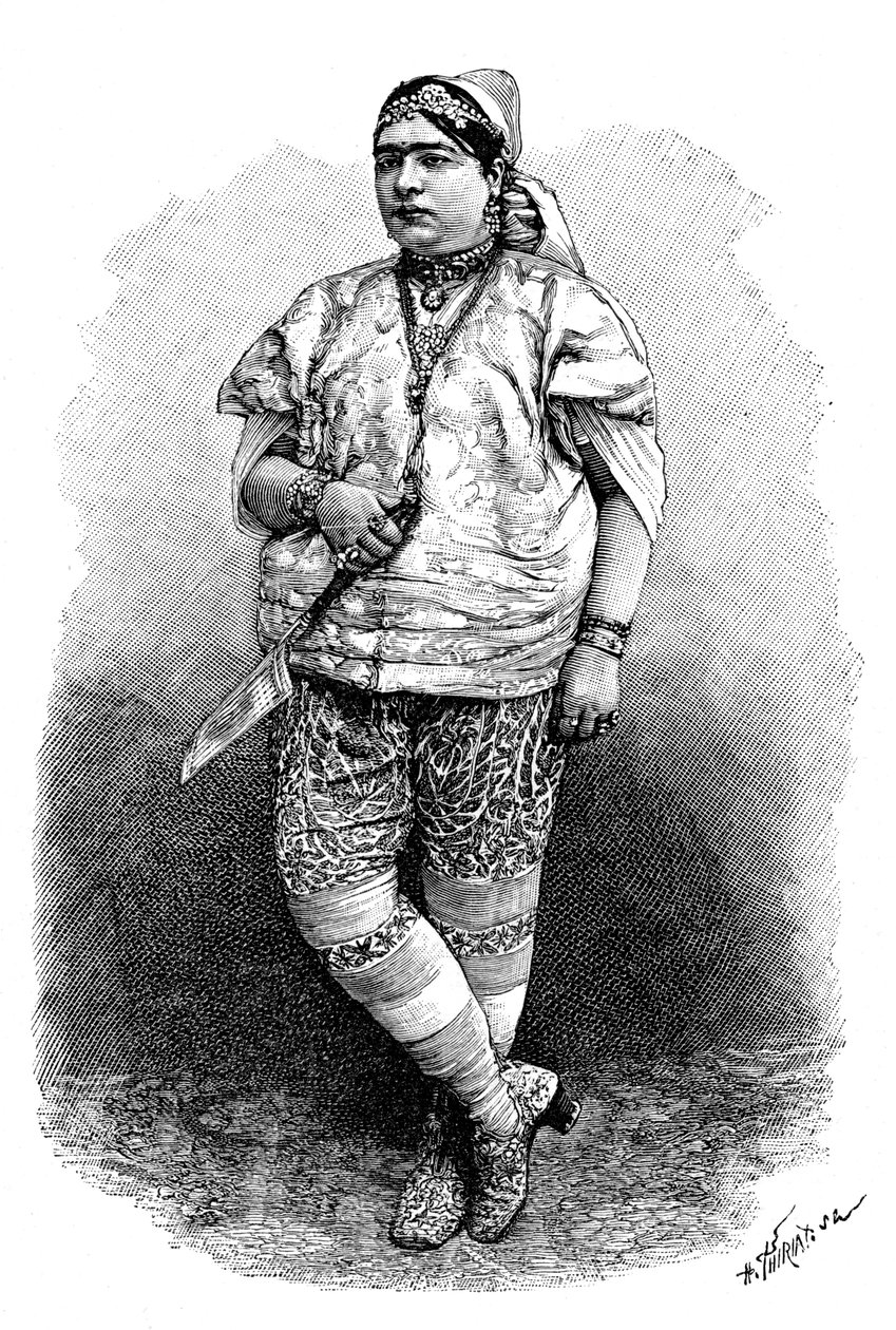 Juive tunisienne, vers 1890 - Henri Thiriat