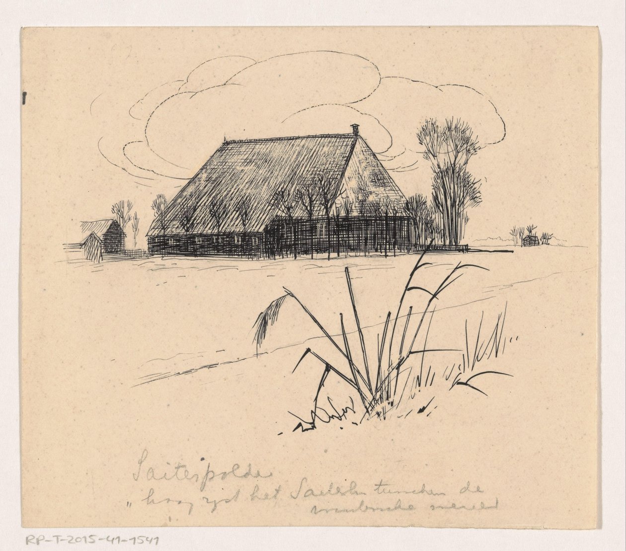 Grange dans le Saiterpolder - Henri Verstijnen