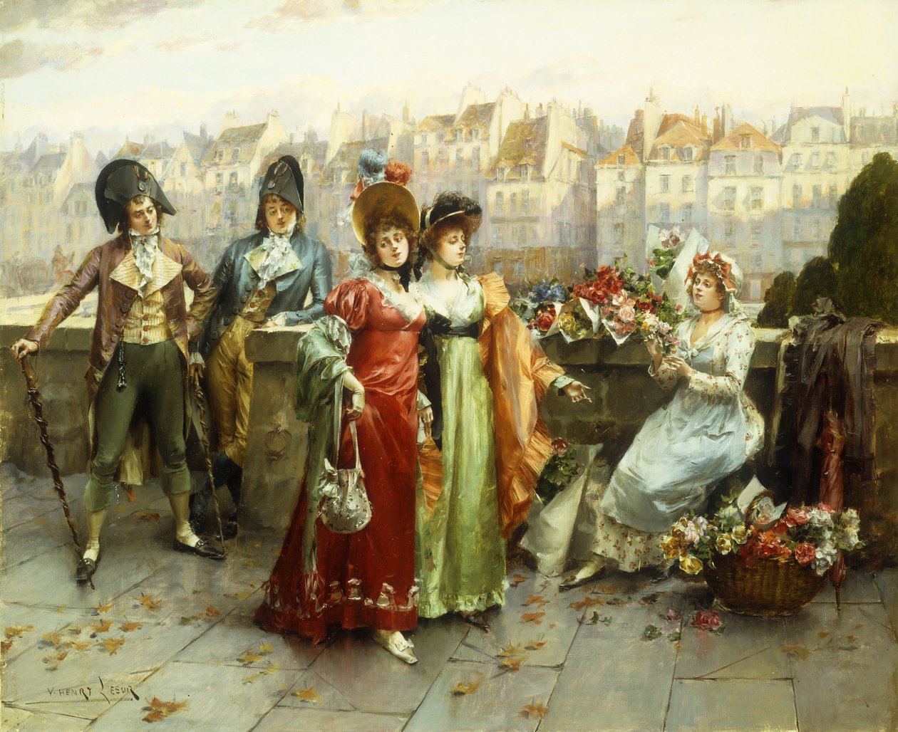 Flirt - Henri Victor Lesur