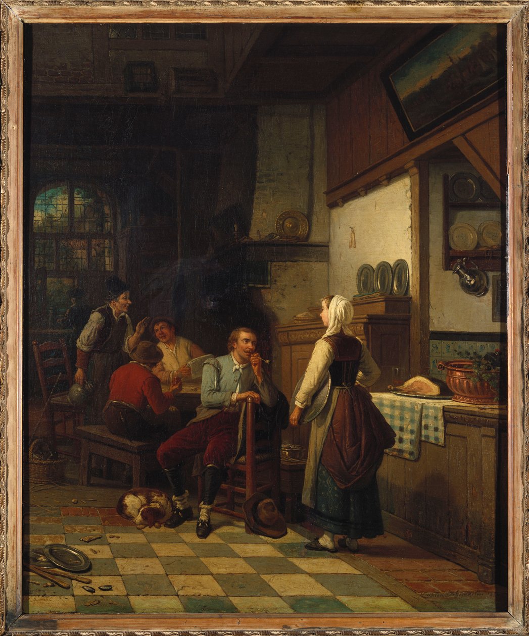 Dans la taverne - Henri de Braekeleer