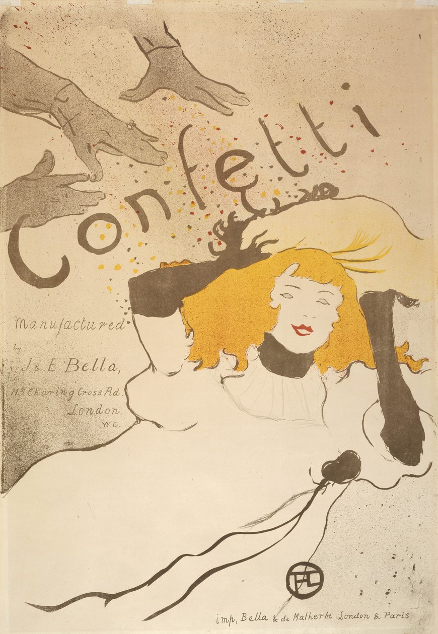 Confetti - Henri de Toulouse Lautrec