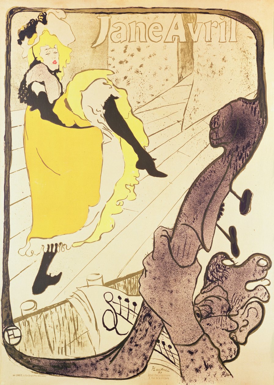 Jane Avril - Henri de Toulouse Lautrec