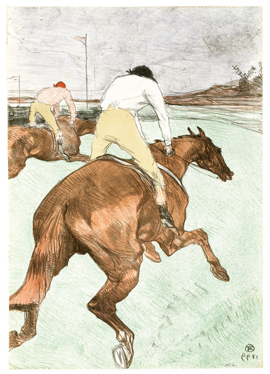 Le jockey - Henri de Toulouse Lautrec