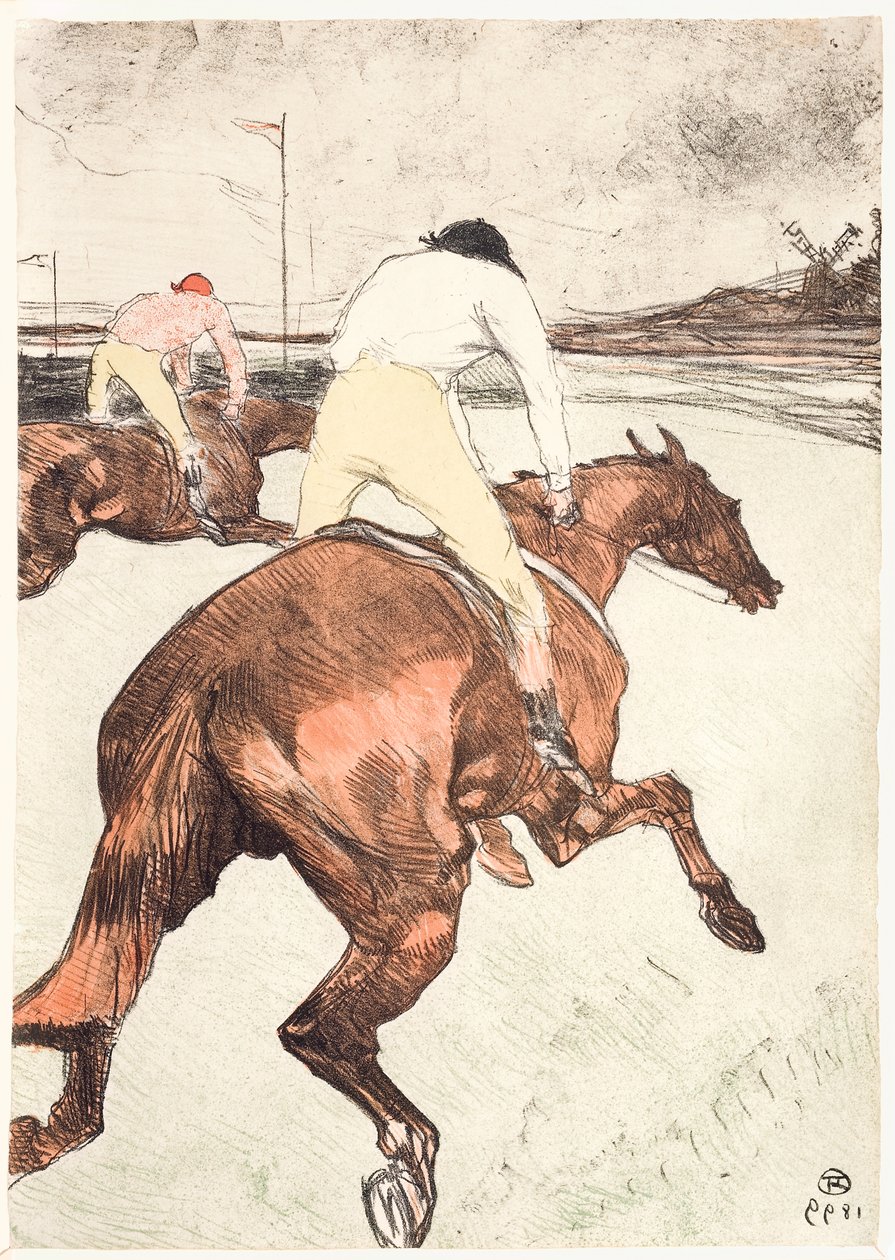 Le jockey - Henri de Toulouse Lautrec