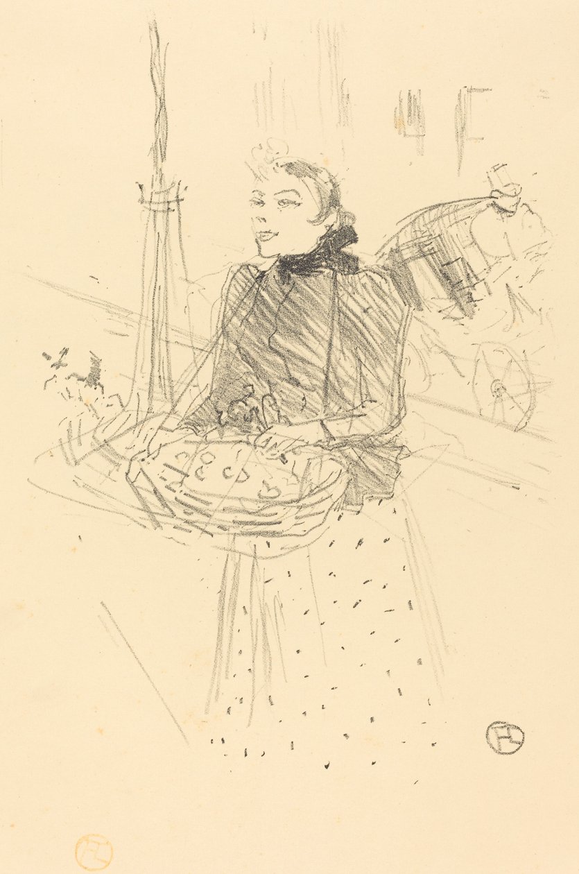 Achetez mes belles violettes - Henri de Toulouse Lautrec
