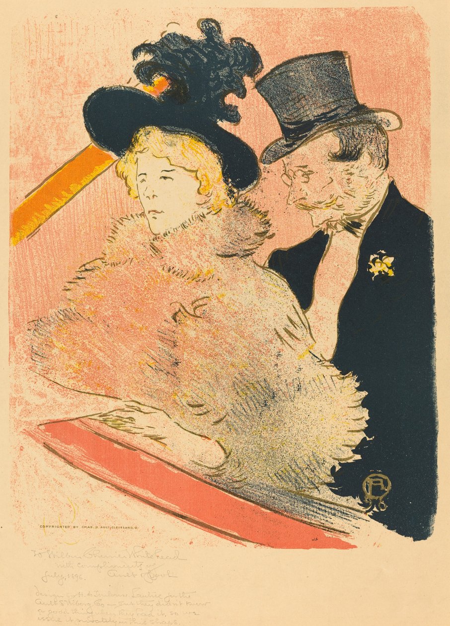Au concert - Henri de Toulouse Lautrec