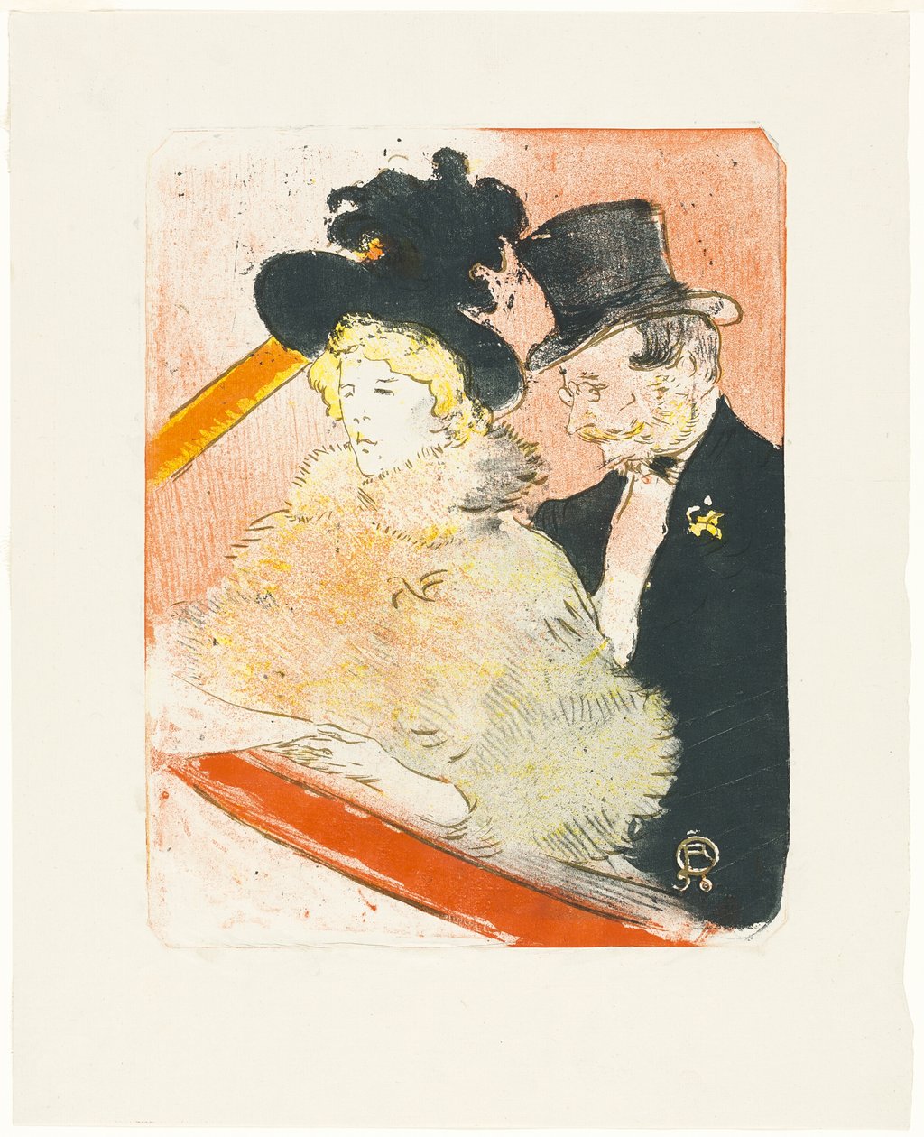 Au concert - Henri de Toulouse Lautrec