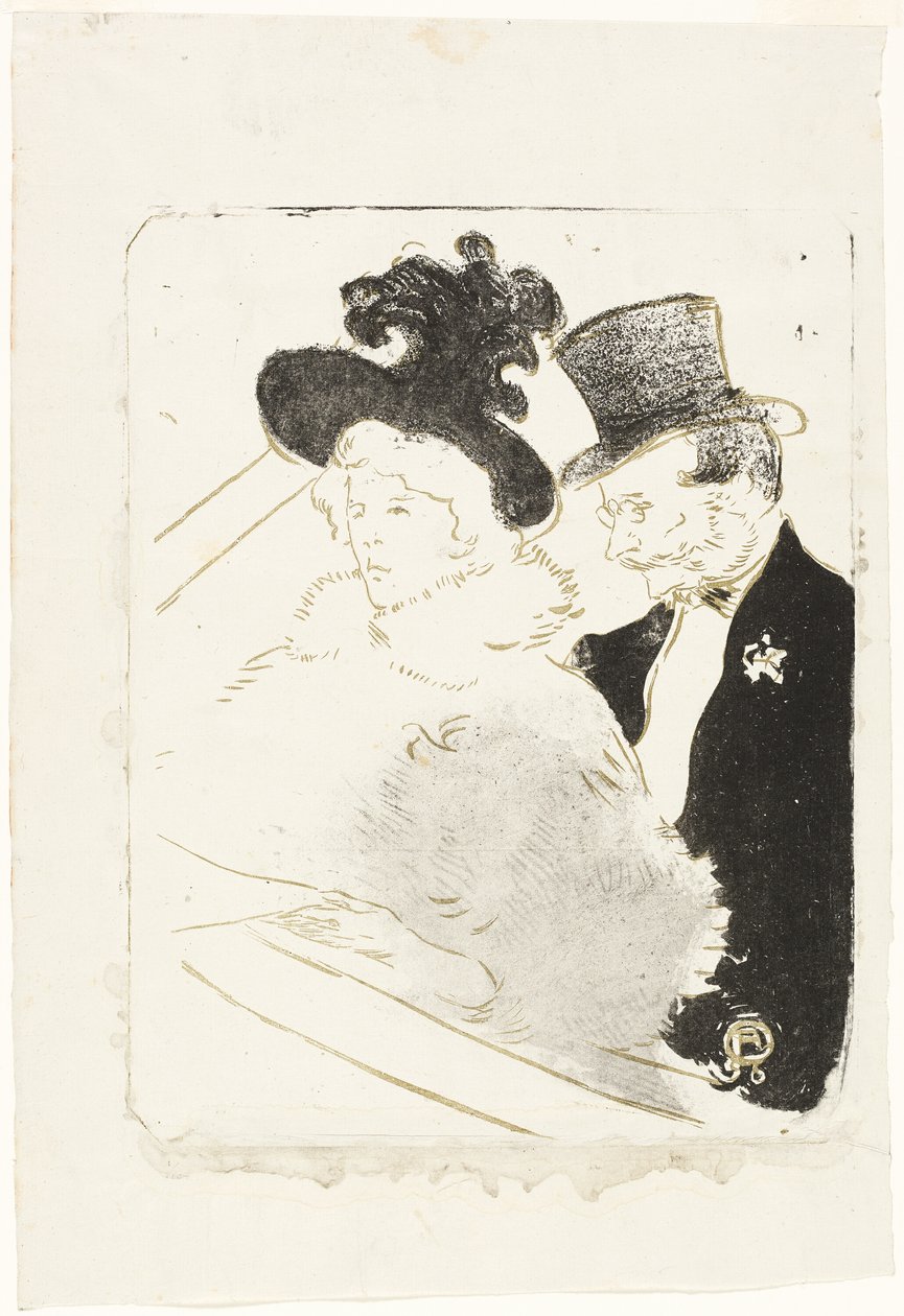 Au concert - Henri de Toulouse Lautrec