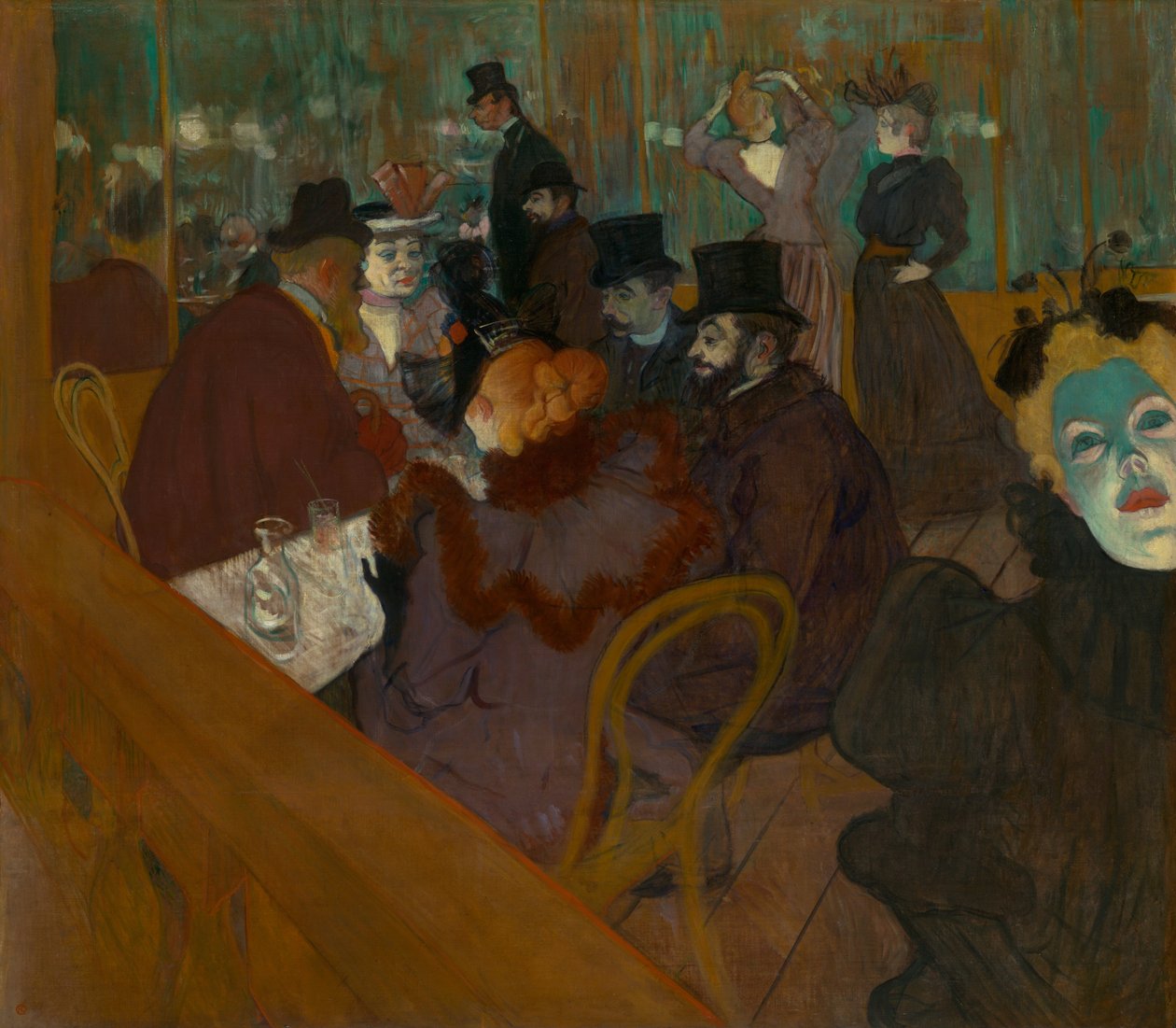 Au Moulin Rouge - Henri de Toulouse Lautrec