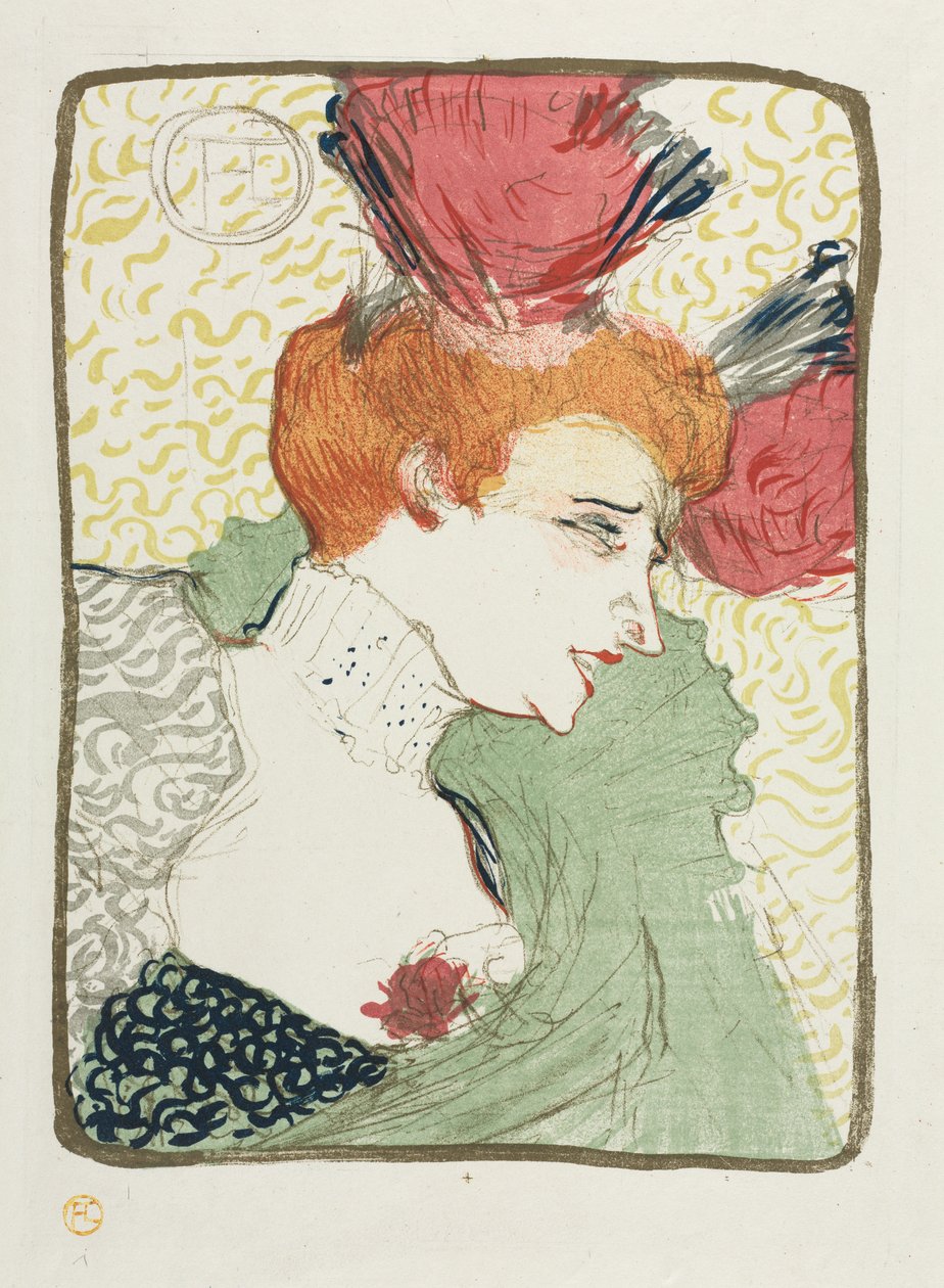 Buste de Mademoiselle Lender - Henri de Toulouse Lautrec