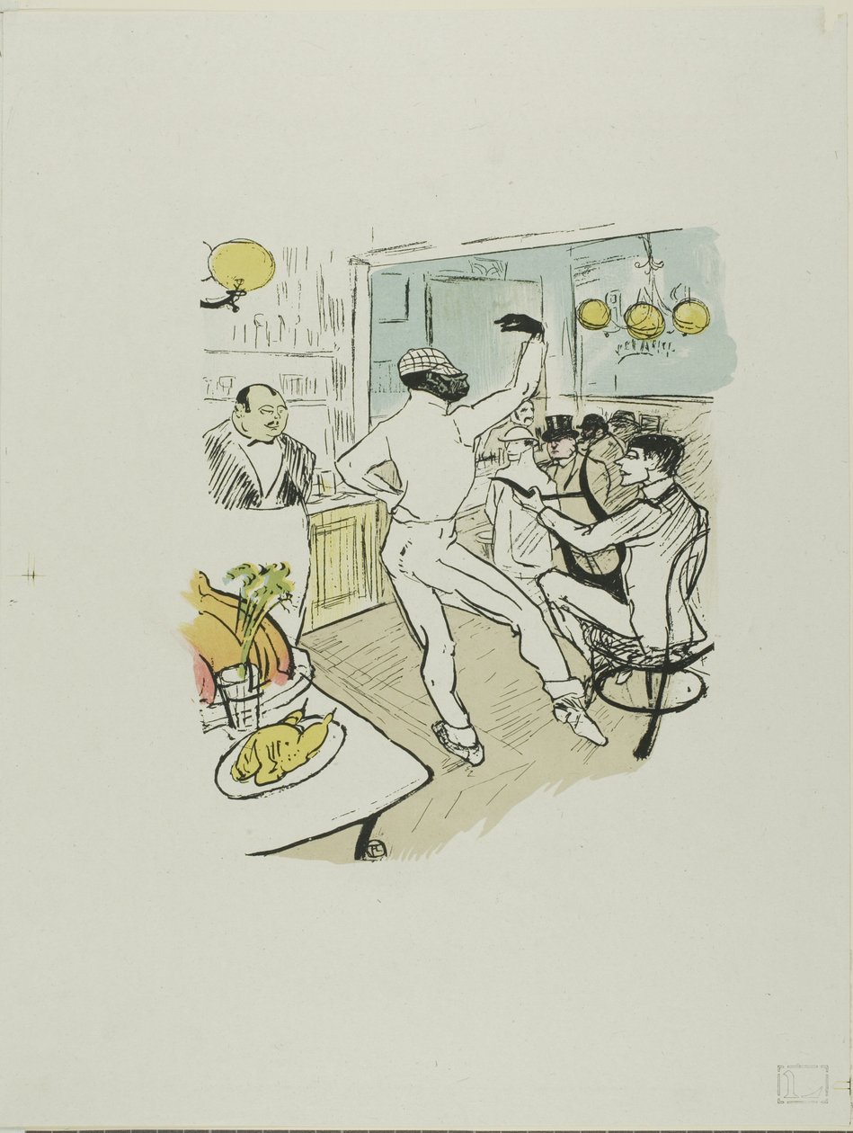 Chocolat dansant - Henri de Toulouse Lautrec