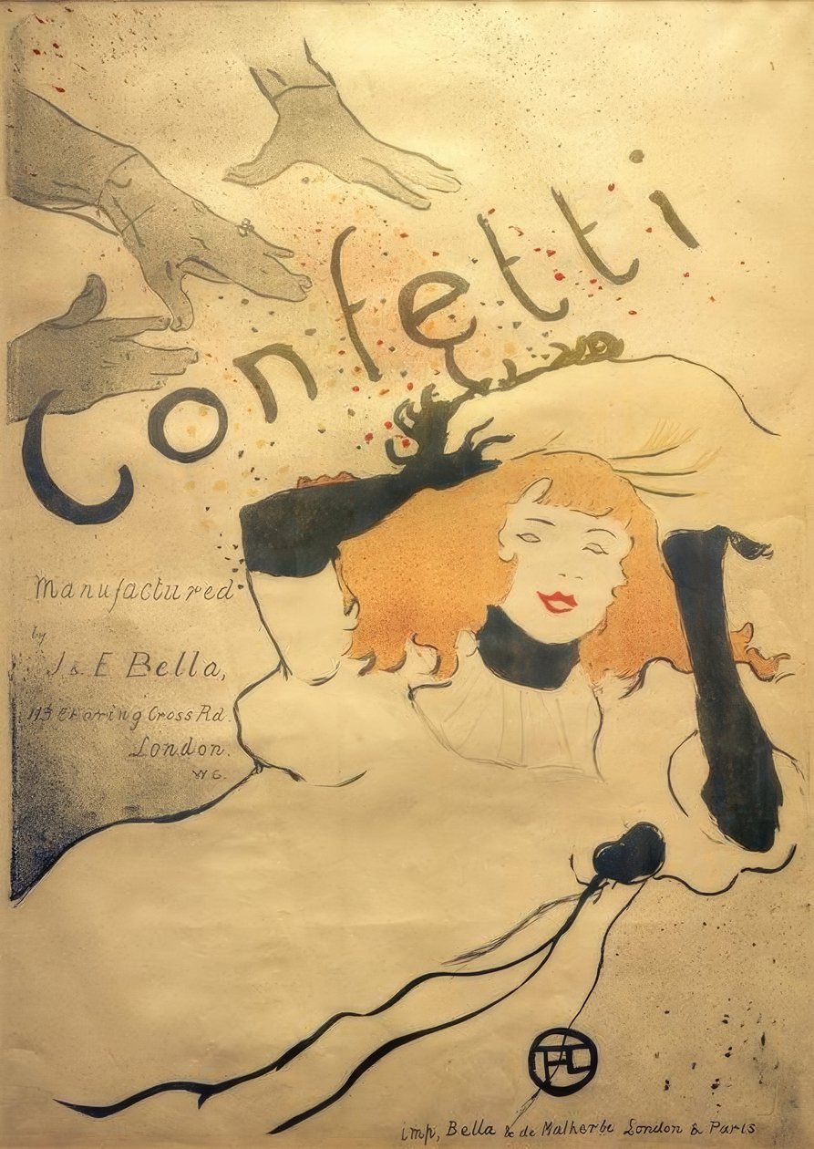 Confetti - Henri de Toulouse Lautrec