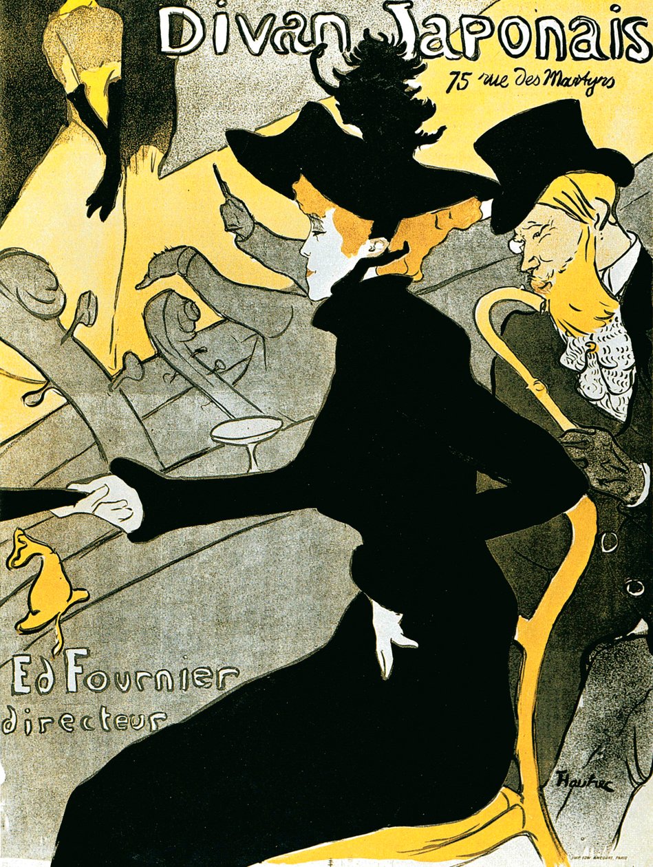 Affiche Divan Japonais, 1892 - Henri de Toulouse Lautrec