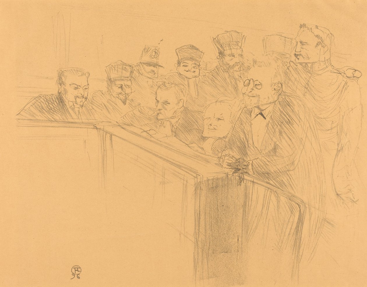 Déposition Dupas - Henri de Toulouse Lautrec