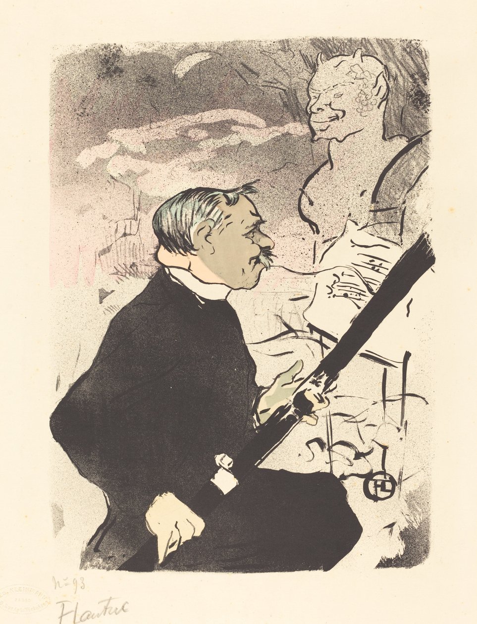 Pour toi!... - Henri de Toulouse Lautrec
