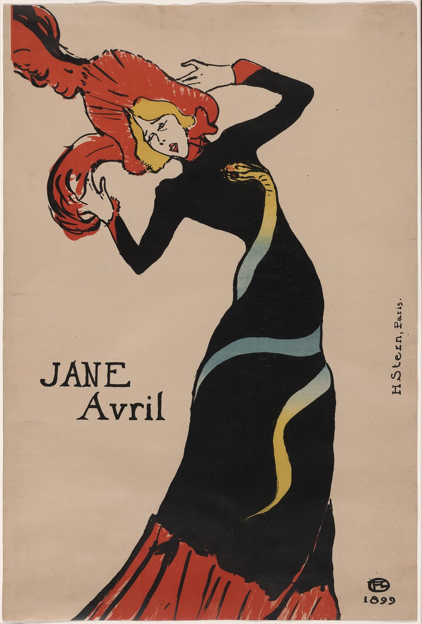 Jane Avril - Henri de Toulouse Lautrec