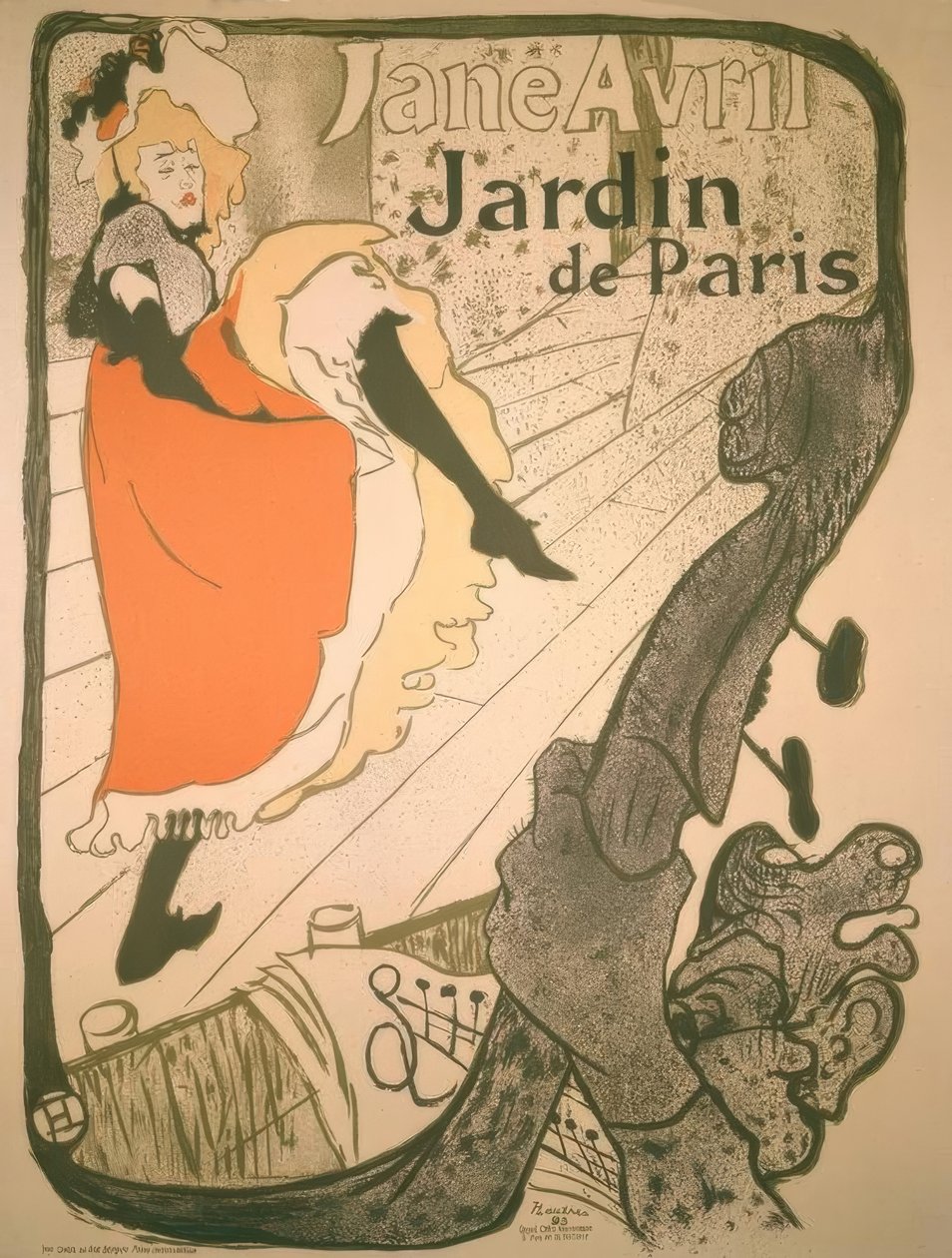Jane Avril - Henri de Toulouse Lautrec