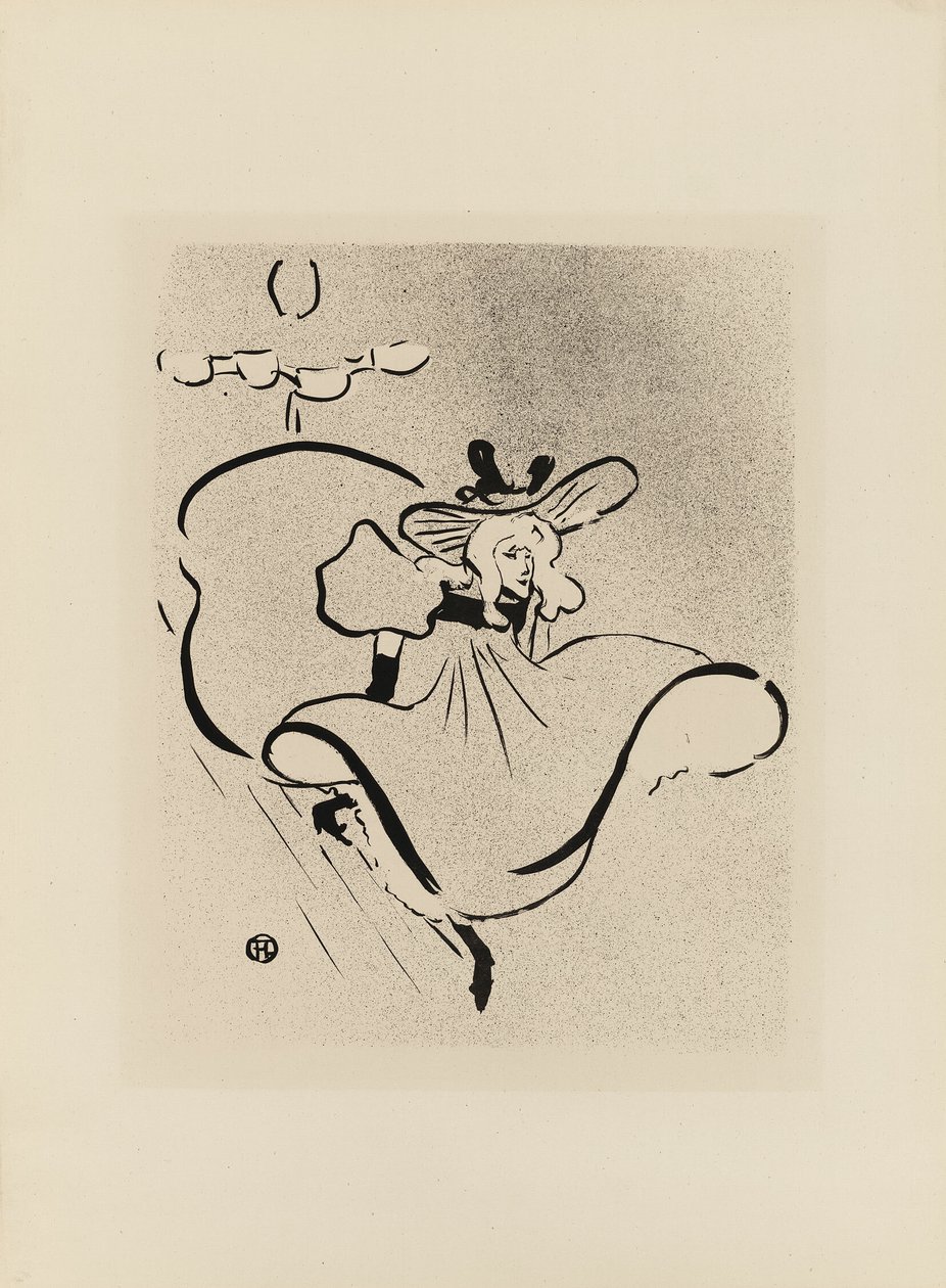 Jane Avril, from Le Café-Concert - Henri de Toulouse Lautrec