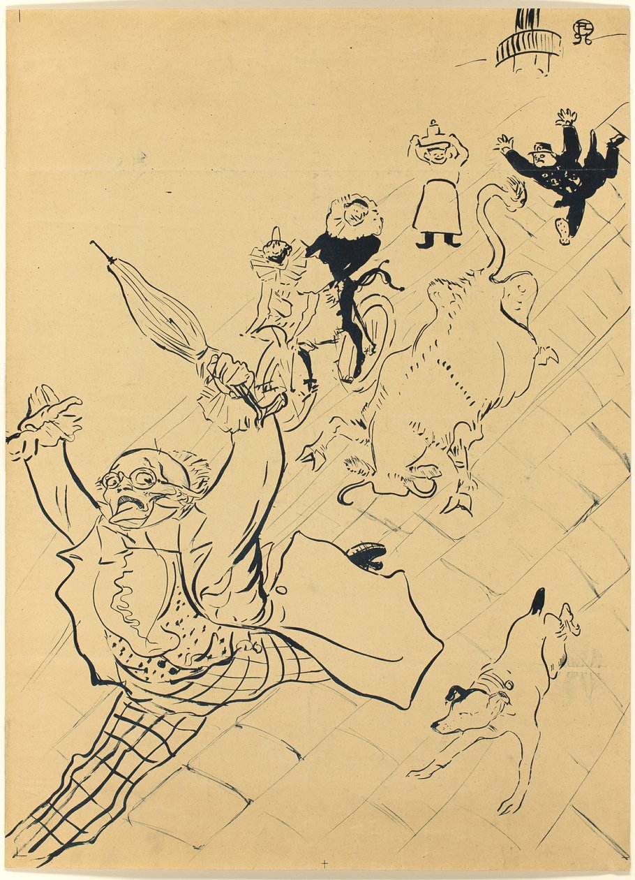 La vache enragée - Henri de Toulouse Lautrec