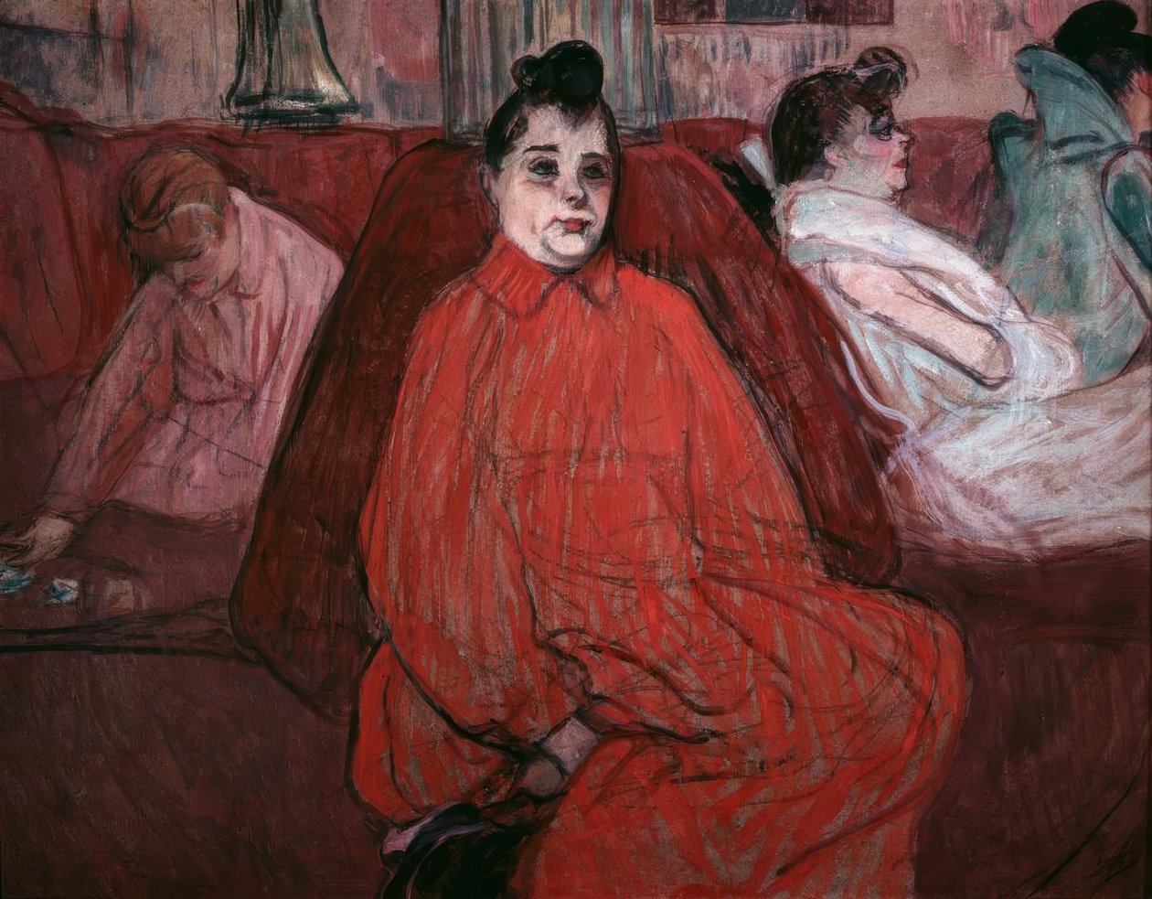Le divan (Le canapé) - Henri de Toulouse Lautrec