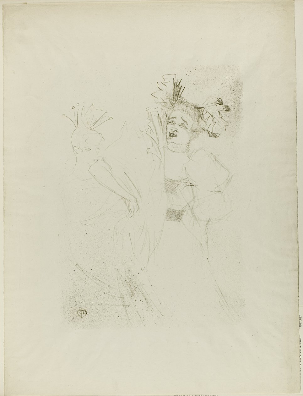 Lender dans Chilpéric, de face - Henri de Toulouse Lautrec