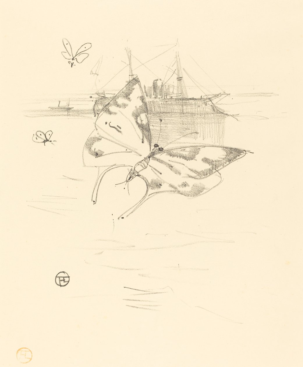 Les papillons - Henri de Toulouse Lautrec