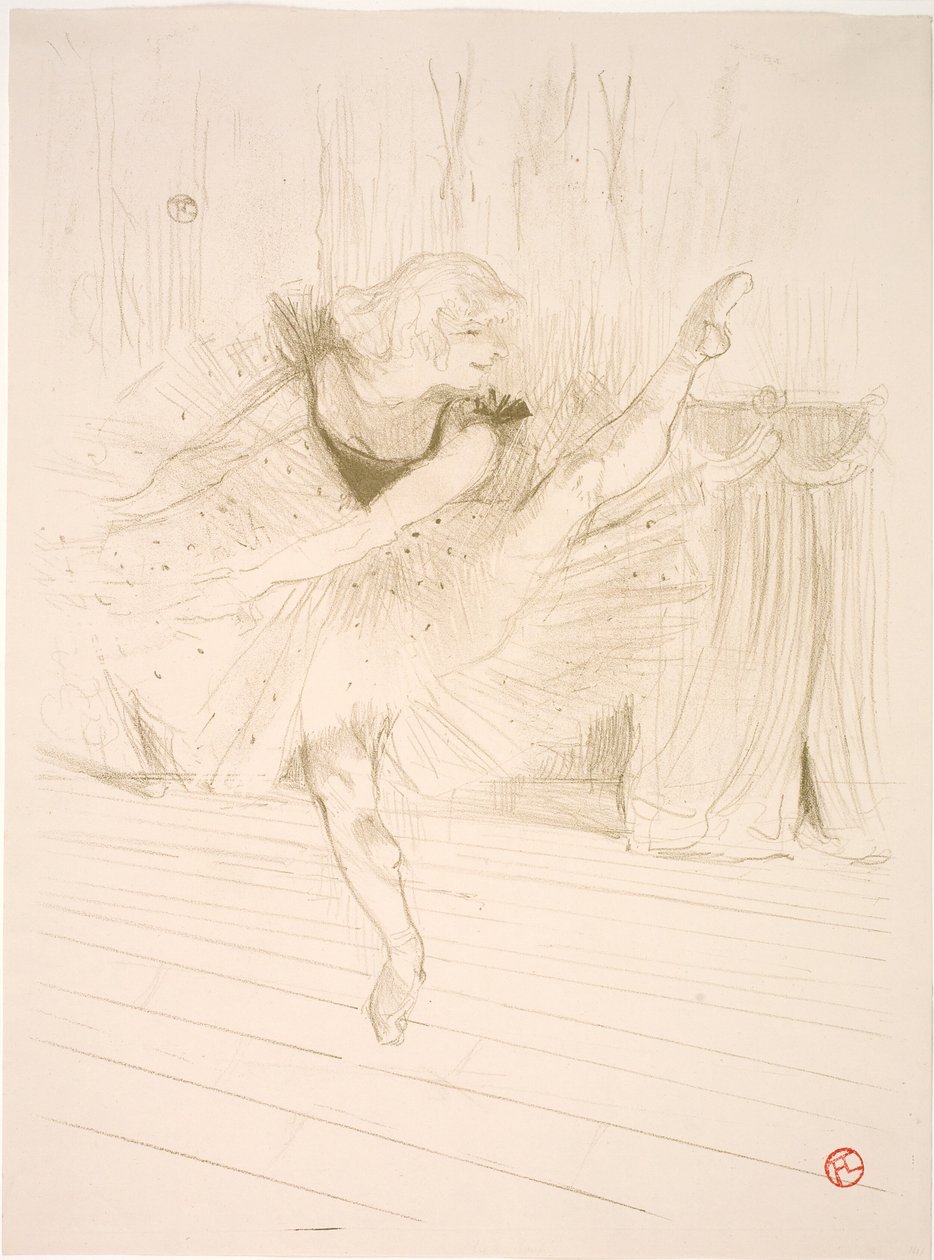 Mlle Ida Heath, danseuse anglaise - Henri de Toulouse Lautrec