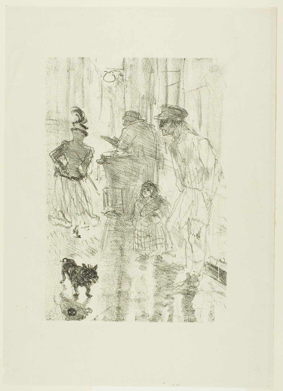Le vendeur de châtaignes - Henri de Toulouse Lautrec