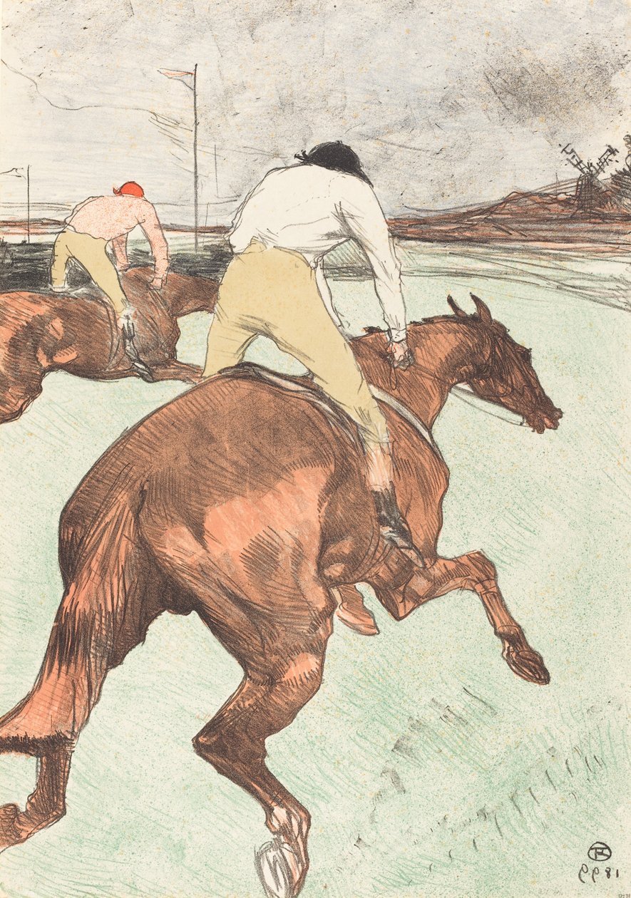 Le jockey, 1899 - Henri de Toulouse Lautrec