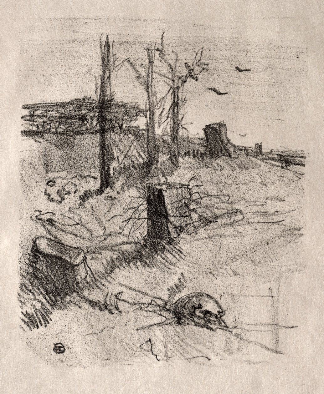Un Cimetière en Galicie, 1898 - Henri de Toulouse Lautrec