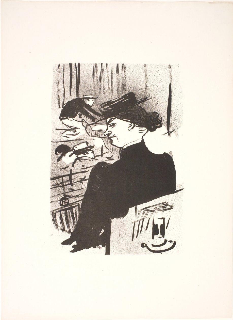 Une spectatrice - Henri de Toulouse Lautrec