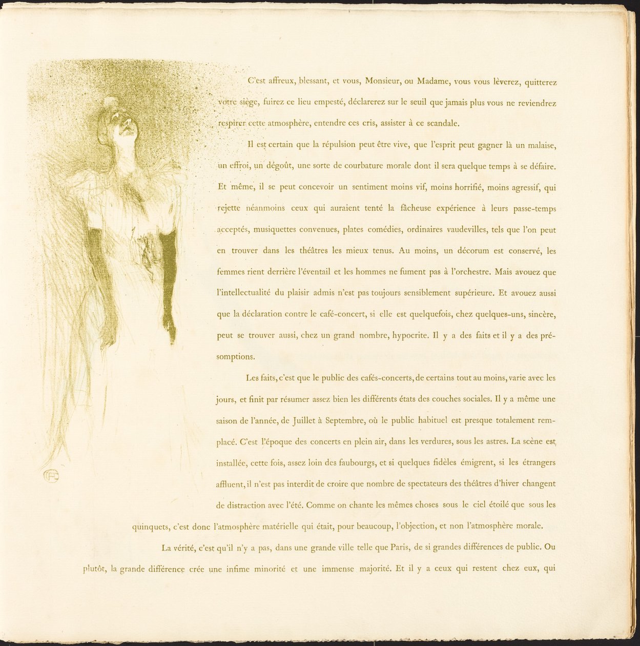 Yvette Guilbert - Henri de Toulouse Lautrec