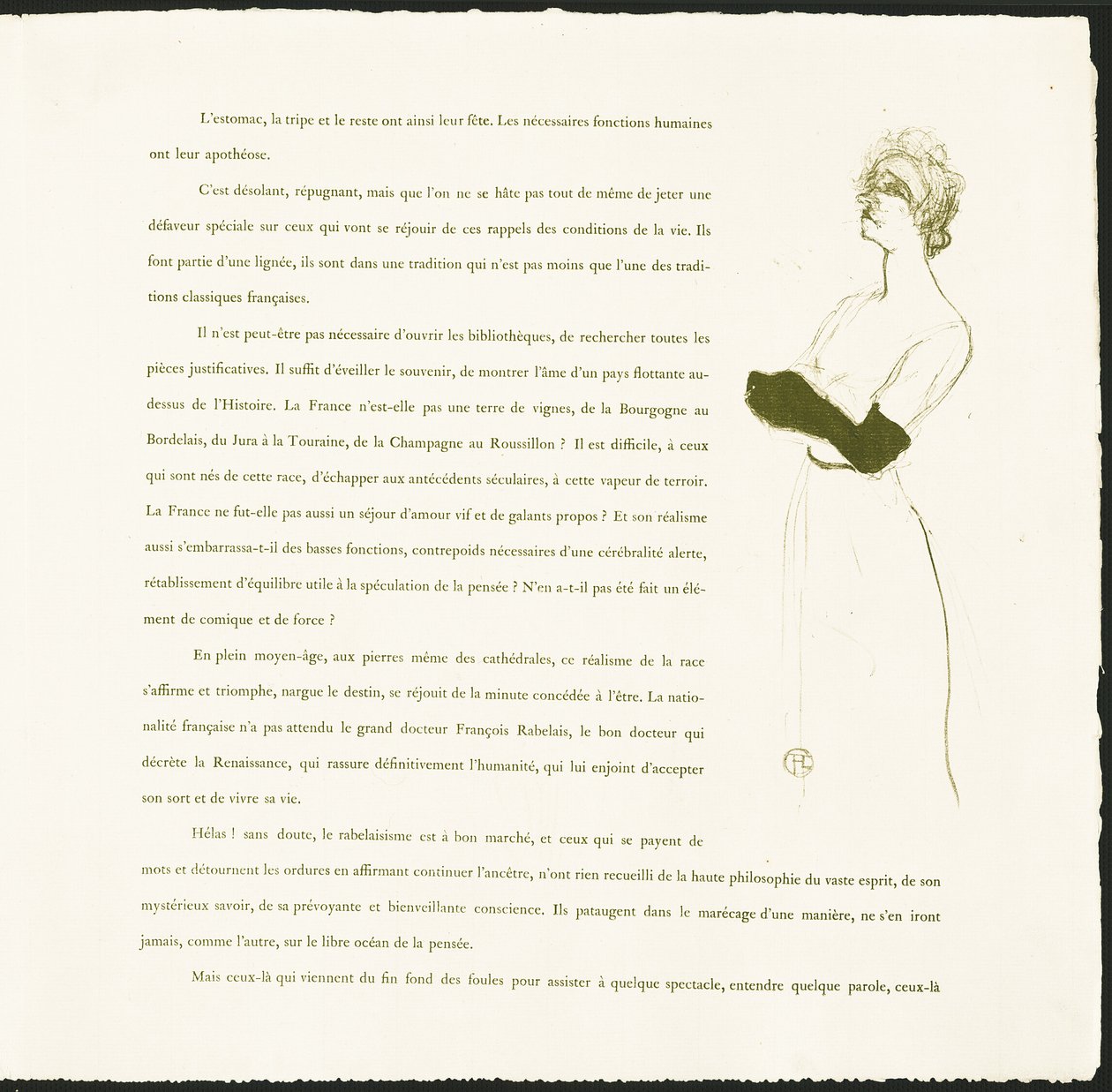 Yvette Guilbert - Henri de Toulouse Lautrec
