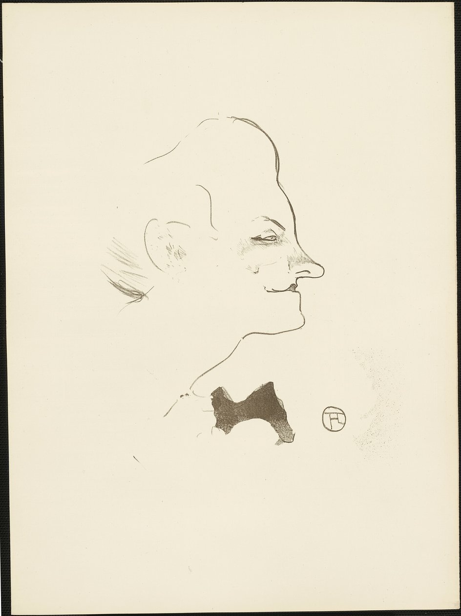 Yvette Guilbert, from Le Café-Concert - Henri de Toulouse Lautrec