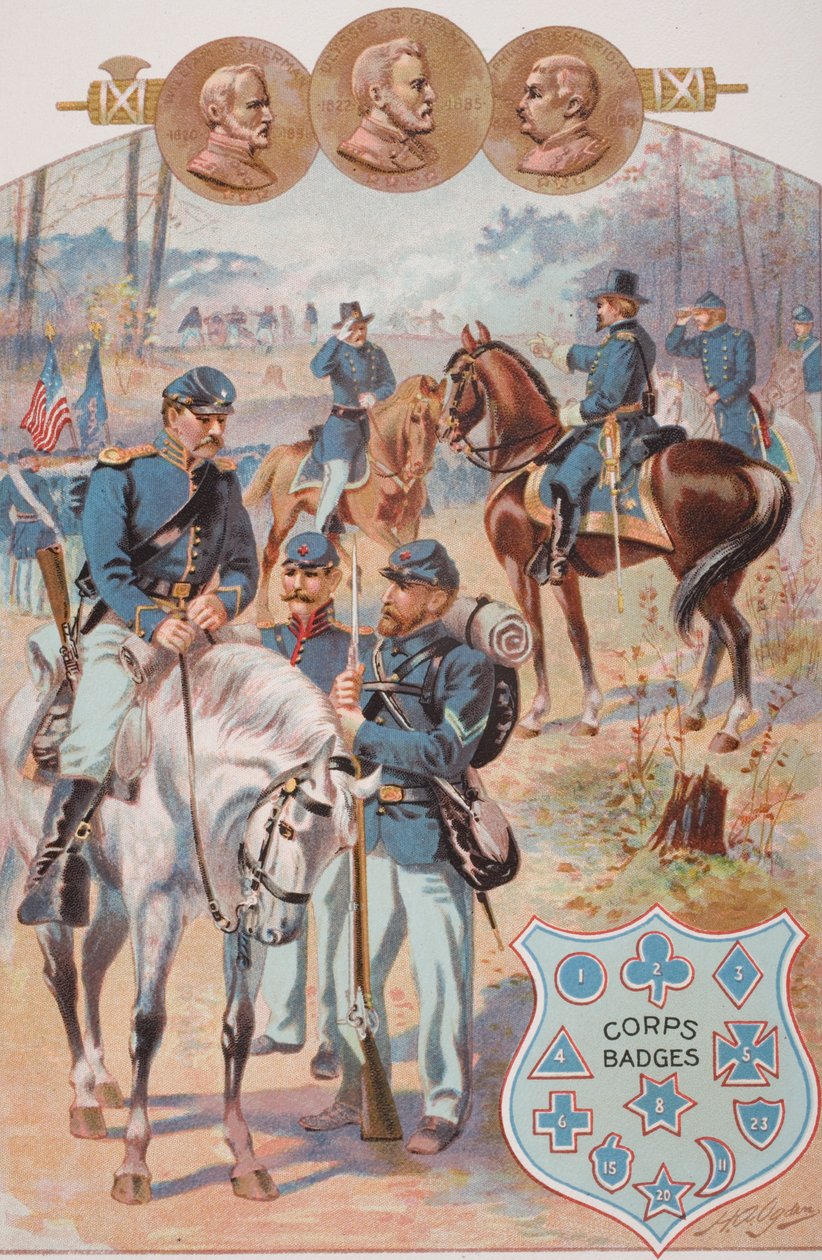 Uniformes fédéraux pendant la guerre civile américaine (1861-65) - Henry Alexander Ogden