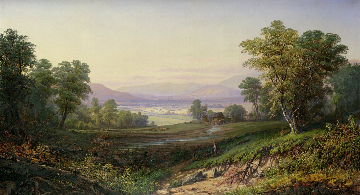 Scène près des montagnes de Cherry Valley - Henry Boese