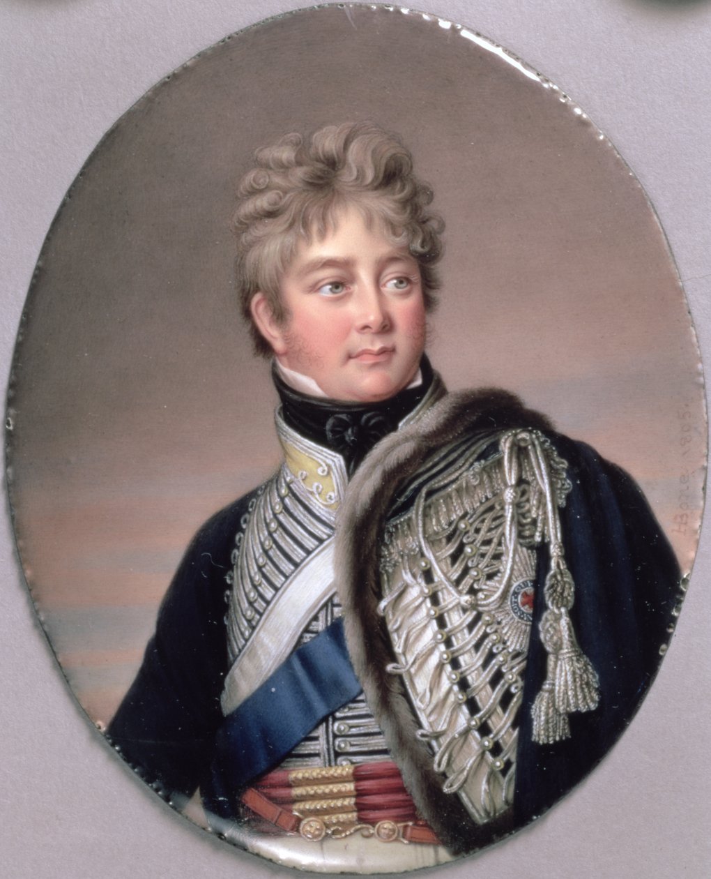 Portrait miniature de George IV (1762-1830) 1805 - Henry Pierce Bone